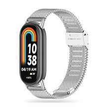Pasek Tech-Protect MilaneseBand na Xiaomi Smart Band 8 / 8 NFC - srebrny