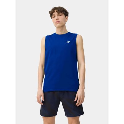 3. Koszulka bez rękawów tank top męski (ZESTAW KOSZULEK 3 SZT.) 4F 4FWSS26TSLEM362-90S