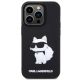 3. Etui Karl Lagerfeld Rubber Choupette 3D na iPhone 14 Pro - czarne