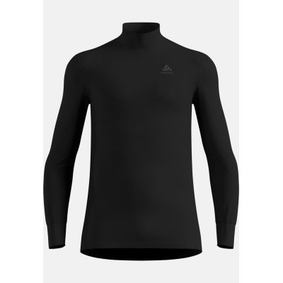 4. Koszulka męska Odlo BL TOP turtle neck l/s ACTIVE WARM ECO roz. M Czarna