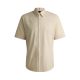 Koszula męska BOSS Relegant_6-short_M Light Beige (50537331-271)