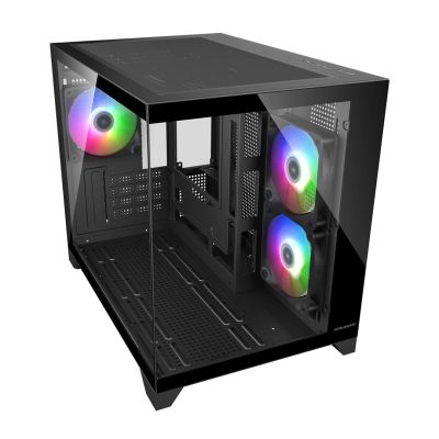 2. COUGAR CGR-2QA6B-RGB Mini Tower Czarny