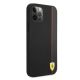 4. Etui Ferrari On Track Carbon Stripe na iPhone 12 Pro Max - czarne