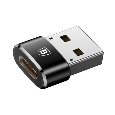 3. Adapter Baseus Mini przejściówka z USB-C na USB-A - czarny