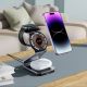 6. Ładowarka Tech-Protect QI15W-A29 indukcyjna 3w1 z MagSafe na smartfon / Apple Watch / AirPods - czarna