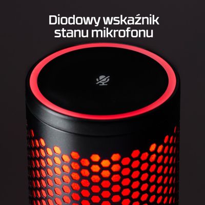 7. HyperX QuadCast 2 – mikrofon USB (czarny)