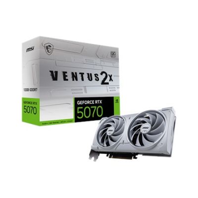 12. Karta graficzna MSI RTX 5070 12G VENTUS 2X OC WHITE