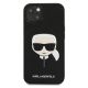3. Etui Karl Lagerfeld Saffiano Ikonik Karl's Head na iPhone 13 mini - czarne