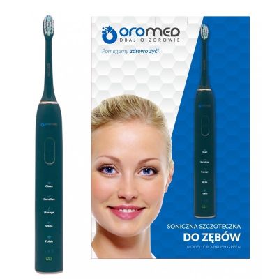 2. Szczoteczka soniczna OROMED ORO-BRUSH GREEN