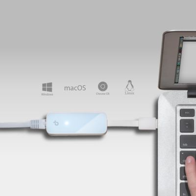 5. TP-LINK UE200 Karta Ethernet 100Mb/s USB 2.0.