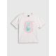 5. T-shirt z nadrukiem Damski  4F 4FRSS26TTSHF4536-10S