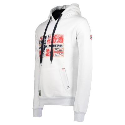 4. Bluza męska Geographical Norway GPEPE 2 MEN 100 EO BS2 (WT1874H/GN-WHITE)