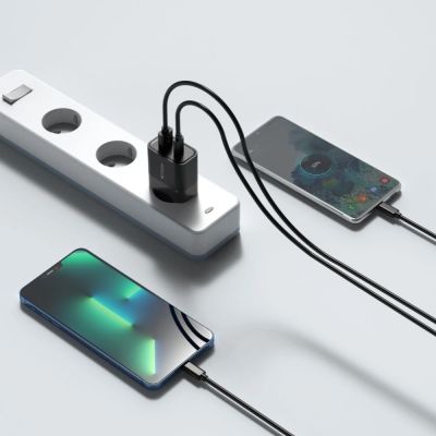 6. Ładowarka Tech-Protect C30W sieciowa USB-C PD 30W / USB-A QC 3.0 - czarna