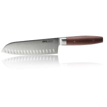GEFU ENNO Nóż Santoku z rowkami 18 cm