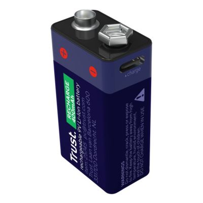 Akumulator TRUST 9V ładowany przez USB-C
