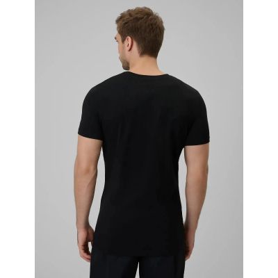 T-shirt bawełniany gładki męski 4F 4FWMM00TTSHM3340-20S