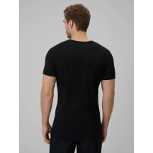 T-shirt bawełniany gładki męski 4F 4FWMM00TTSHM3340-20S