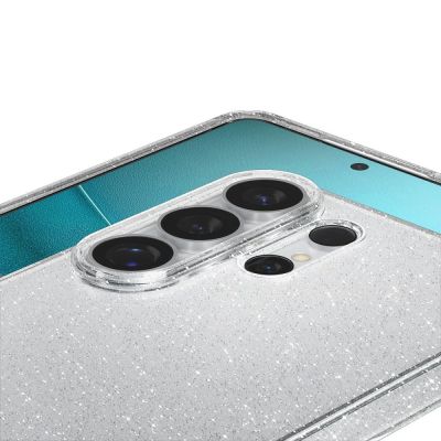 5. Etui Spigen Liquid Crystal Glitter na Samsung Galaxy S26 Ultra - brokatowo-przezroczyste