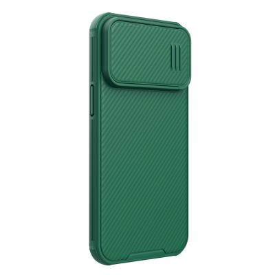 2. Nillkin CamShield S Case etui iPhone 14 Pro Max pancerny pokrowiec osłona na aparat zielone