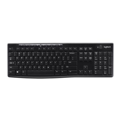 4. Klawiatura bezprzewodowa Logitech K270 RF Wireless QWERTZ Niemiecki Czarny