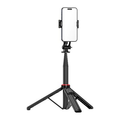 8. Wozinsky Selfie stick WC1Y2S teleskopowy tripod 1.3m ze stopu aluminium z uchwytem na telefon - czarny