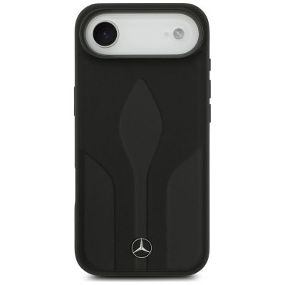 3. Etui Mercedes Leather The Move MagSafe na iPhone 17 Air - czarne