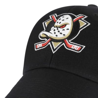 3. 47 Brand NHL Anaheim Ducks Cap H-MVP25WBV-BKT Czarne One size