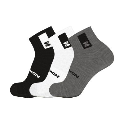 SALOMON EVERYDAY ANKLE 3-PACK BLACK-WHITE-MED GR LC2086700