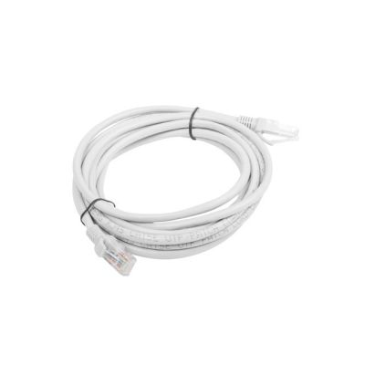 2. Patchcord UTP Lanberg PCU6-10CC-0300-S (RJ45 - RJ45 ; 3m; UTP; kat. 6; kolor szary)
