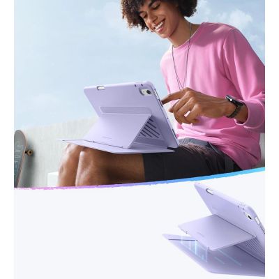 5. Etui ESR Flip Hybrid na iPad 10.9" 2020-2022 ( 4 / 5 gen.) / 11" 2024-2025 ( 6 / 7 gen.) - fioletowe
