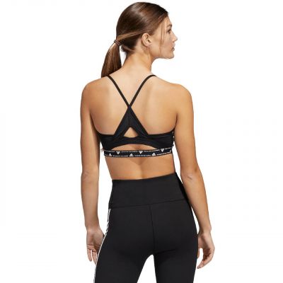 4. Stanik sportowy adidas Aeroreact Training Light-Support 3-Stripes Bra W HC7862