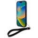 4. Etui DKNY Wrist Strap Stock Logo na iPhone 16 - czarne