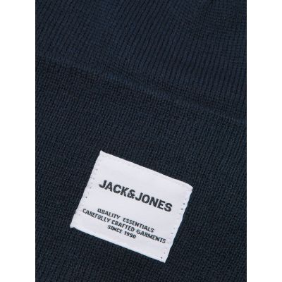 2. Jack&Jones czapka JACLONG KNIT BEANIE12150627 NAVY BLAZER