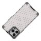 7. Honeycomb etui pancerny pokrowiec z żelową ramką iPhone 13 Pro Max zielony