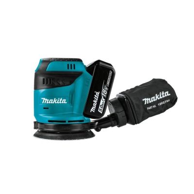 2. Makita Szlifierka mimośrodowa 18V DBO180RTJ 125/2,8mm 2x5,0Ah
