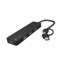 NATEC HUB USB-C 3.0 MAYFLY 4-PORTY + ADAPTER USB-A NHU-2023