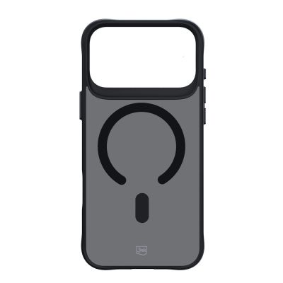 10. Etui 3mk Smoke MagCase na iPhone 17 Pro Max - czarne półprzezroczyste
