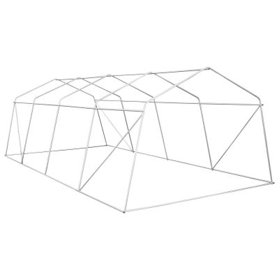 42. SZKLARNIA TUNEL OGRODOWY 300x600x200CM PE KONSTRUKCJA STAL ZIELONY