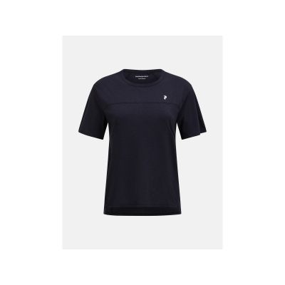 Koszulka PEAK PERFORMANCE W Trail Wool Blend SS czarny
