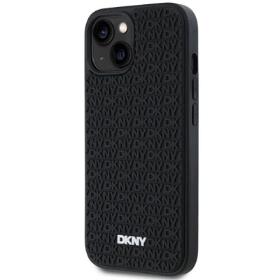 2. Etui DKNY 3D Rubber Repeat Pattern na iPhone 15 / 14 / 13 - czarne