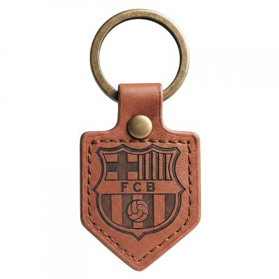 FC Barcelona brelok herb oryginalny na licencji skórzany proporczyk BLL7061