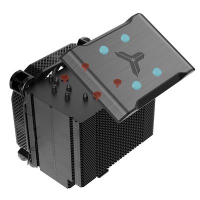 5. Jonsbo HX6250 Procesor Radiator 14 cm Czarny 1 szt.