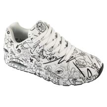 Skechers Uno - Process Sketch 183501-WBK Białe 39,5