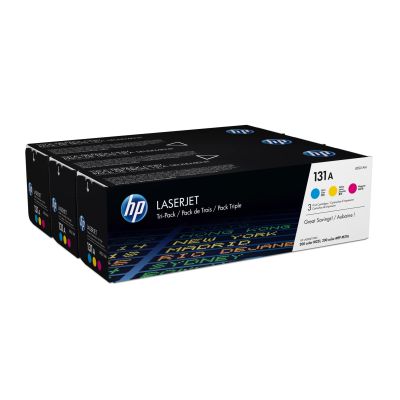 38. TONER CARTRIDGE 131A C/Y/M/TRIPLE PACK