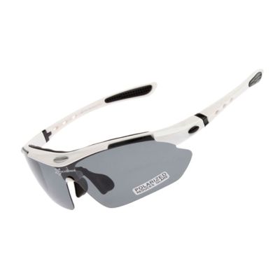 2. Rockbros okulary z polaryzacją 5 szkieł white