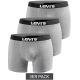 2. Levi's Boxers 3-Pack bokserki majtki męskie szare bawełna