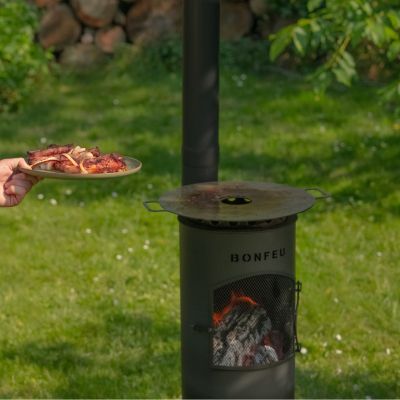 8. BONFEU KOMINEK OGRODOWY BONGIANO LP CZARNY