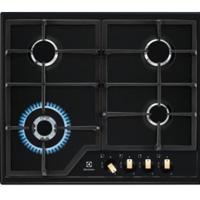 4. Płyta gazowa ELECTROLUX EGS6436RK czarna retro