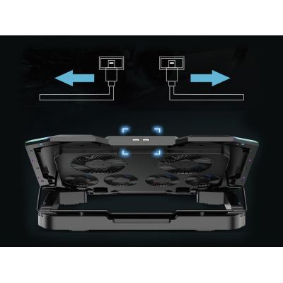 5. Conceptronic THYIA01B podkładka chłodząca do laptop 43,2 cm (17") Szary