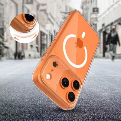 6. Etui Tech-Protect Magpeak Magsafe CC na iPhone 17 Pro - przezroczyste